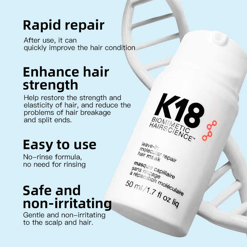 K18 Repair For Damaged Dry Hair Effective Improve Hair Condition Bleach Hair Mask